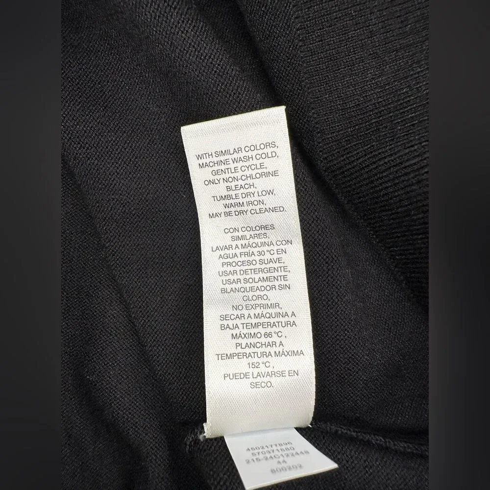 Chico's Colorblock Mock Neck Long Sleeves Sweater Size 4 US XXL Basic Minimalist